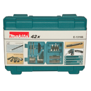 Antgalių rinkinys Makita E-13166, 42 vnt.