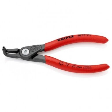 Preciziškos replės vidiniams žiedams KNIPEX 4821J11