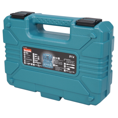 Įrankių rinkinys Makita E-15752, 91 vnt. 1