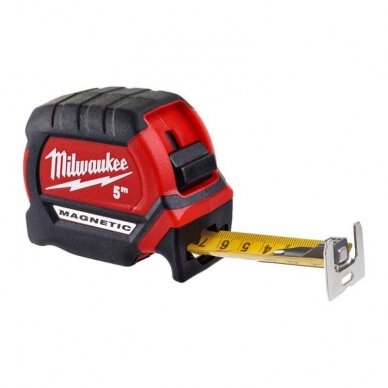 Profesionali magnetinė ruletė MILWAUKEE 10 m 4