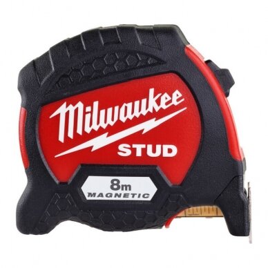 Profesionali ruletė su magnetu MILWAUKEE STUD gen2 5 m 1