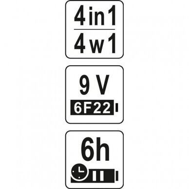 Profilių / drėgmės / įtampos aptikimo detektorius Yato YT-73138 4