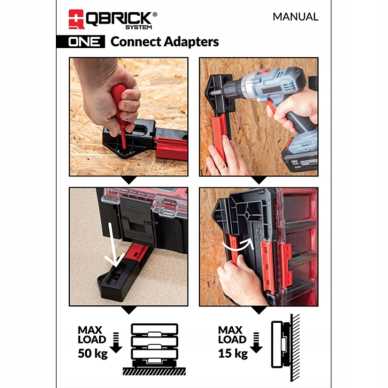 QBRICK SYSTEM ONE jungiamieji adapteriai 1