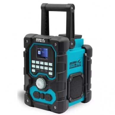 Radijas Dedra DED7006BT, 18V, DAB+/FM, USB, Bluetooth