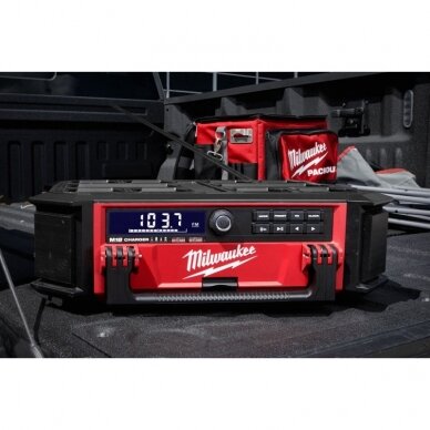 Radijas-įkroviklis MILWAUKEE M18 PRCDAB+-0 Packout 10