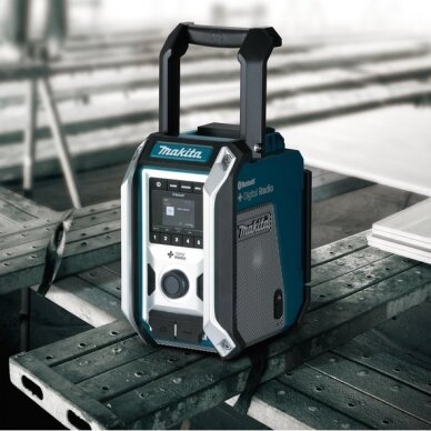 Radijas Makita DMR115 (AM, DAB, DAB+, AUX, Bluetooth, USB) 2