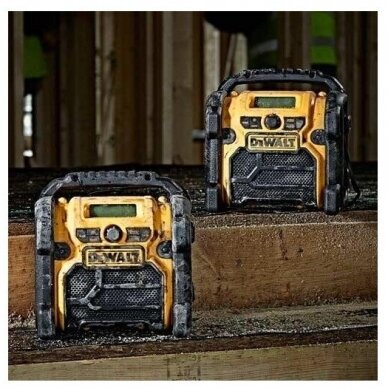 Radijo grotuvas DeWALT DCR020-QW, 10,8-18V (Gamintojo garantija) 3