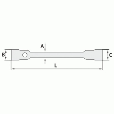 Raktas ratams CV 21mm*41mm / ilgis 410mm 1