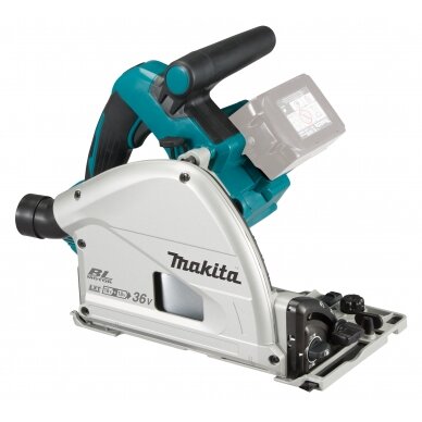 Rankinis diskinis pjūklas Makita DSP600ZJ + Lagaminas, +diskas, 2x18V Li-ion