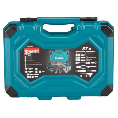 RANKINIŲ ĮRANKIŲ RINKINYS Makita E-08458, 87 vnt. 1