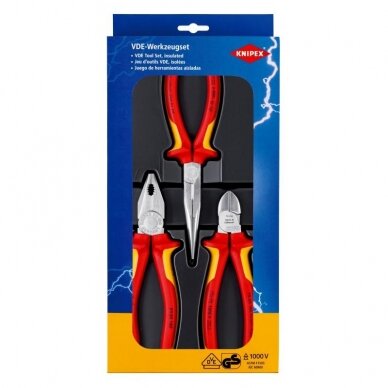 Replės elektrikams KNIPEX 002012, 3vnt.