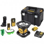 Rotacinis lazerinis nivelyras DeWalt DCE079D1G-QW, žalias, 18V, 2Ah