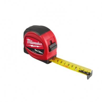 Ruletė MILWAUKEE Slimline 8m-26ftx25mm 1