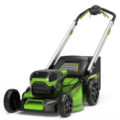 Akumuliatorinė savaeigė vejapjovė Greenworks GD60LM51SPK4, 60 V, 4,0 Ah, 51 cm 5