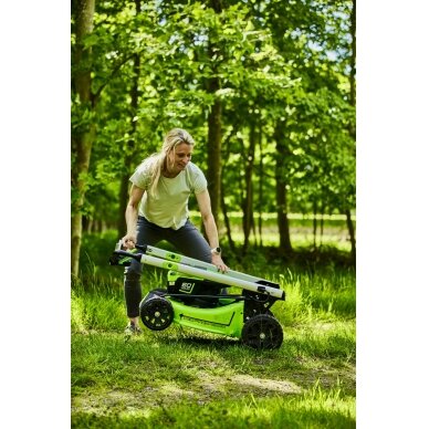 Akumuliatorinė savaeigė vejapjovė Greenworks GD60LM51SPK4, 60 V, 4,0 Ah, 51 cm 3