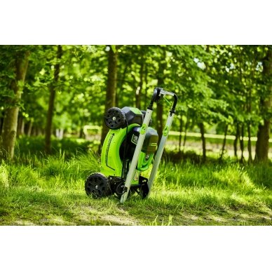 Akumuliatorinė savaeigė vejapjovė Greenworks GD60LM51SPK4, 60 V, 4,0 Ah, 51 cm 4