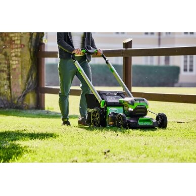 Akumuliatorinė savaeigė vejapjovė Greenworks GD60LM51SPK4, 60 V, 4,0 Ah, 51 cm 1