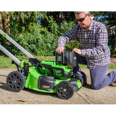 Akumuliatorinė savaeigė vejapjovė Greenworks GD60LM51SP, 60 V, 51 cm, (be akum. ir krov.) 11