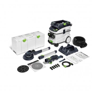 Sienų ir lubų šlifavimo įrankis PLANEX Festool LHS 2 225/CTL 36-Set (576696)