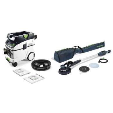 Sienų ir lubų šlifavimo įrankis PLANEX Festool LHS-E 225/CTL36-Set (575447)