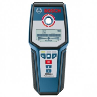 Sienų skeneris Bosch GMS 120 Professional