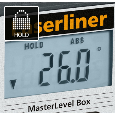 Skaitmeninis gulsčiukas Laserliner MasterLevel Box, 081.260A 2