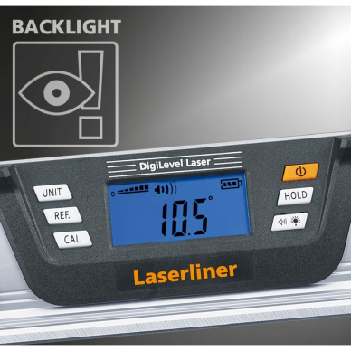 Skaitmeninis gulsčiukas Laserliner DigiLevel Laser G40, 081.255A, 40 cm 2