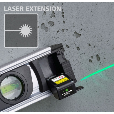 Skaitmeninis gulsčiukas Laserliner DigiLevel Laser G40, 081.255A, 40 cm 4