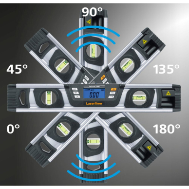 Skaitmeninis gulsčiukas Laserliner DigiLevel Laser G40, 081.255A, 40 cm 7