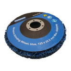 Šlifavimo diskas su abrazyvine medžiaga | mėlynas | Zirconium | 125x22.2 mm (DW125)