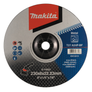 Šlifavimo diskas Makita D-74522, 230X6,0X22,23, metalui