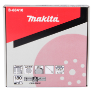 Šlifavimo popierius Makita B-68410, 225MM K180 (10Vnt.) DSL800