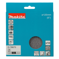 Šlifavimo tinklelis Makita D-78695 su aliuminio oksido danga, 125mm A320