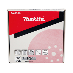 Šlifavimo popierius Makita B-68389, 225MM K40 (10Vnt.) DSL800