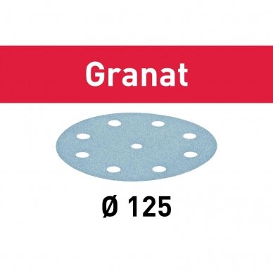 Šlifavimo lapelis Granat Festool STF D125/8 P120 GR/10 (497148)