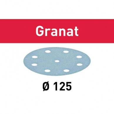 Šlifavimo lapelis Granat Festool STF D125/8 P40 GR/10 (497145)