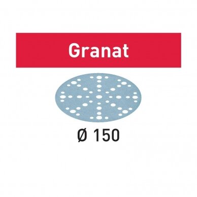 Šlifavimo lapelis Granat Festool STF D150/48 P120 GR/10 (575157)