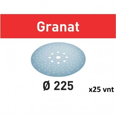 Šlifavimo lapelis Granat Festool STF D225/128 P150 GR/25 (205659)