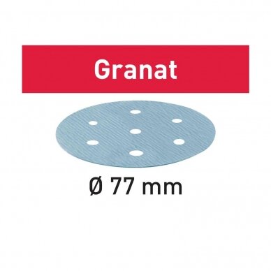 Šlifavimo lapelis Granat Festool STF D77/6 P180 GR/50 (497408)