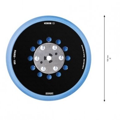 Šlifavimo padas Bosch, 150mm, kietas, GET 75-150, 2608900008 2