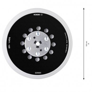 Šlifavimo padas Bosch, 150mm, minkštas, GET 75-150, 2608900006 2