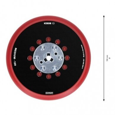 Šlifavimo padas Bosch, 150mm, vid. kiet., GET 75-150, 2608900007 2