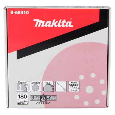 Šlifavimo popierius Makita B-68410, 225MM K180 (10Vnt.) DSL800 1