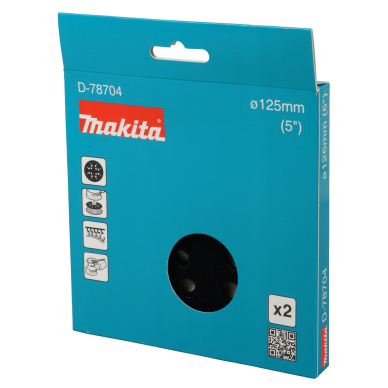 Tarpinis padas Makita D-78704 125mm, 2 vnt. 2