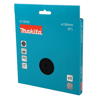 Tarpinis padas Makita D-78760 150mm, 2 vnt. 2