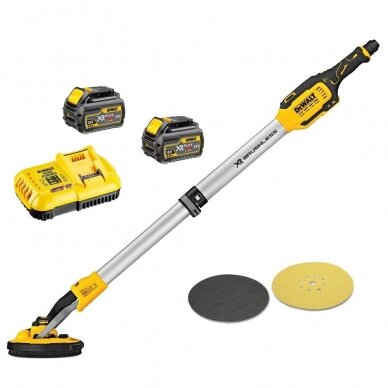 Šlifuoklis sienoms DeWalt DCE800T2-QW, 18V, 2x6,0 Ah