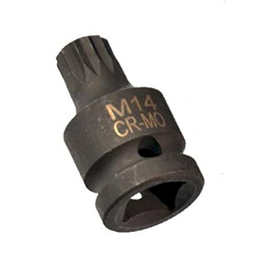 Smūginis antgalis SPLINE M14*40mm Cr-Mo