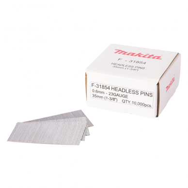 Smeigės 0,6X35MM, Plienas P35, 10.000 Vnt. Makita F-31854