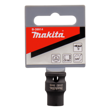 Smūginė sukimo galva Makita B-39914, 9-28 MM, 3/8" 1