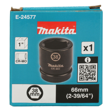 Smūginė sukimo galva kvadratinė 1" Makita   E-24577, 38x66mm 2